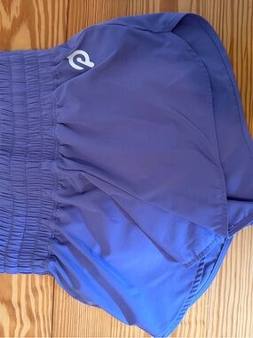 Peloton Lavender Athletic Skort with Smocked Waistband